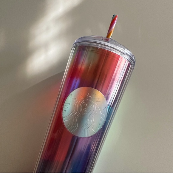 Starbucks Limited Edition Rainbow Tumbler Cup - Picture 5 of 5